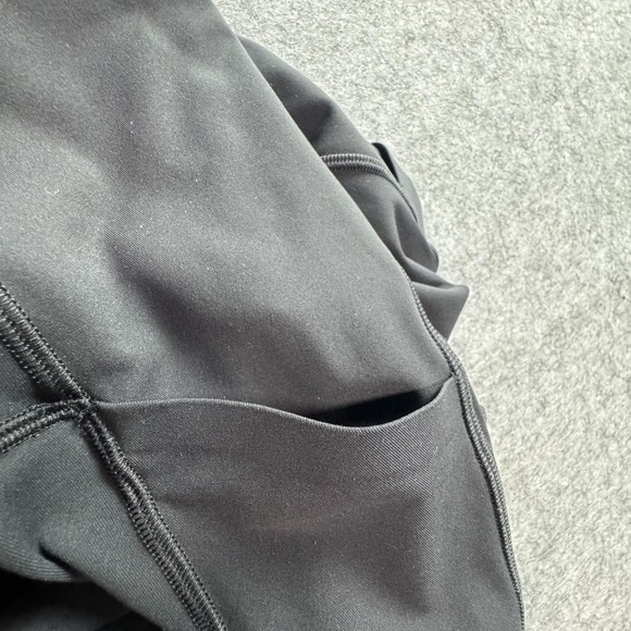 Lululemon Leggings Womens 4 Black Ankle High Rise Pockets Running Yoga Gym - Picture 6 of 10
